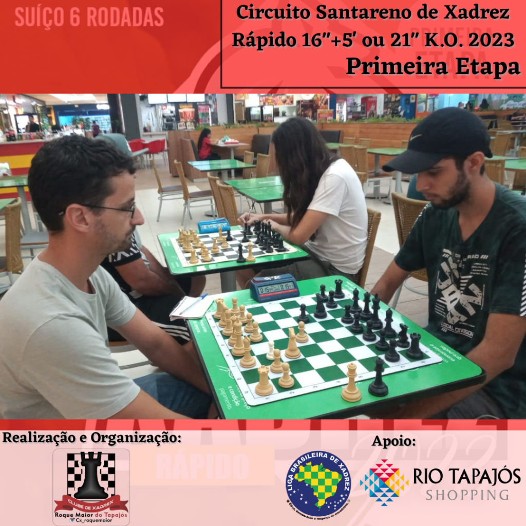 Torneio de Xadrez Rápido será realizado no domingo, em Santarém