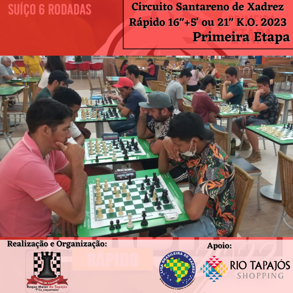 Torneio de Xadrez Rápido será realizado no domingo, em Santarém