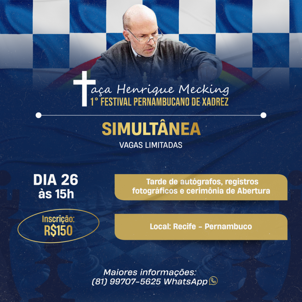 Mequinho participa de simultânea