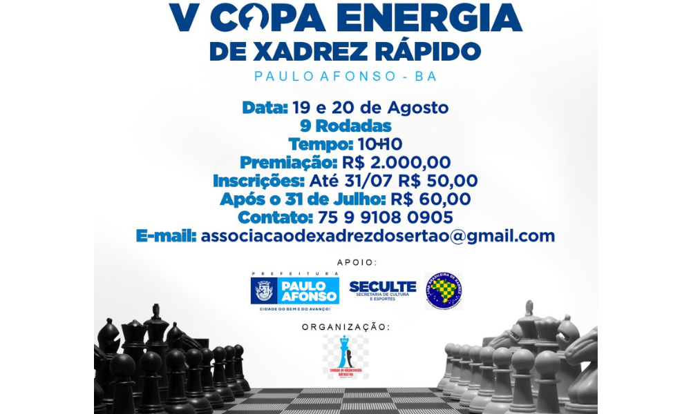 V Copa Energia de Xadrez Rápido