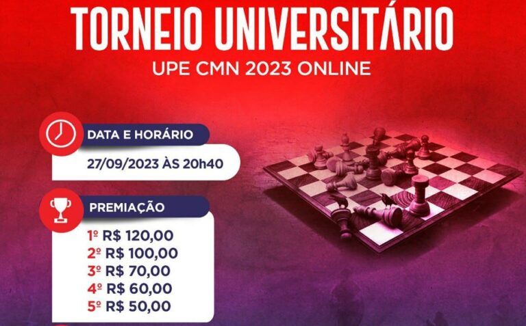 O FESTIVAL DE XADREZ DA SEMANA UNIVERSITÁRIA UPE CMN 2023