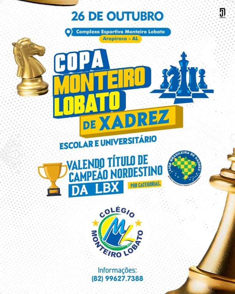 Copa Monteiro Lobato de Xadrez Escolar e Universitário 2024