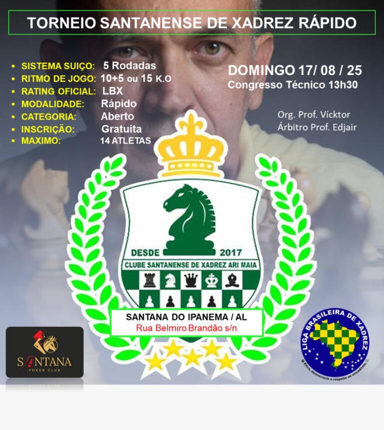 Torneio santanense de xadrez rápido 2025