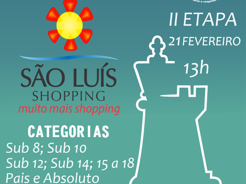 CIRCUITO LUDOVICENSE DE XADREZ ESCOLAR – II ETAPA
