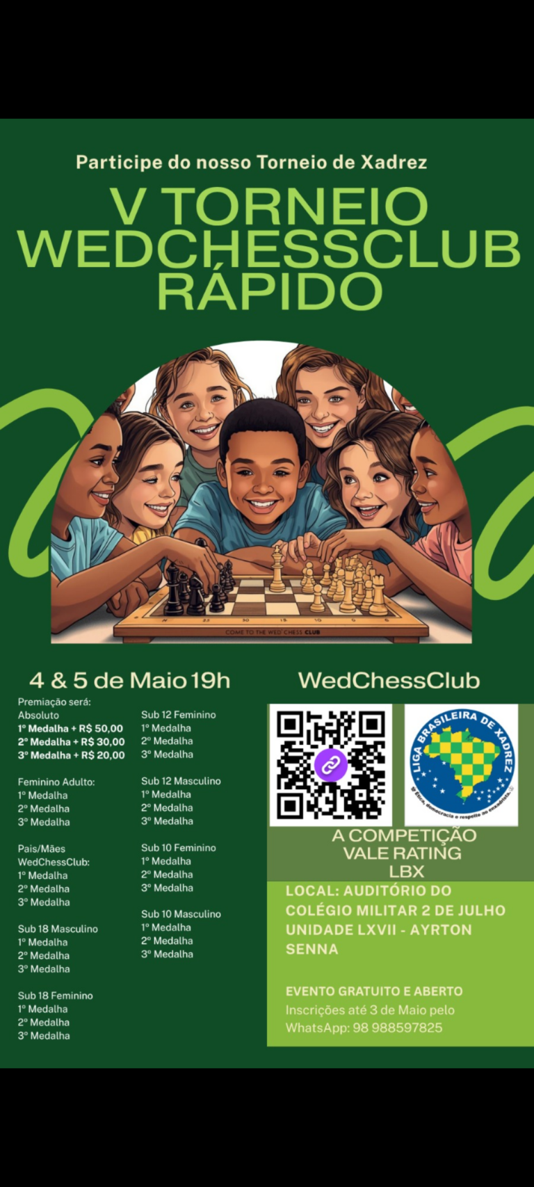 V Torneio WedChessClub Rápido 2026