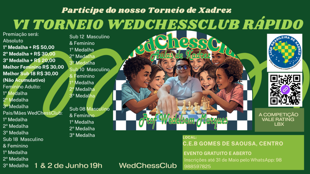 VI Torneio WedChessClub Rápido