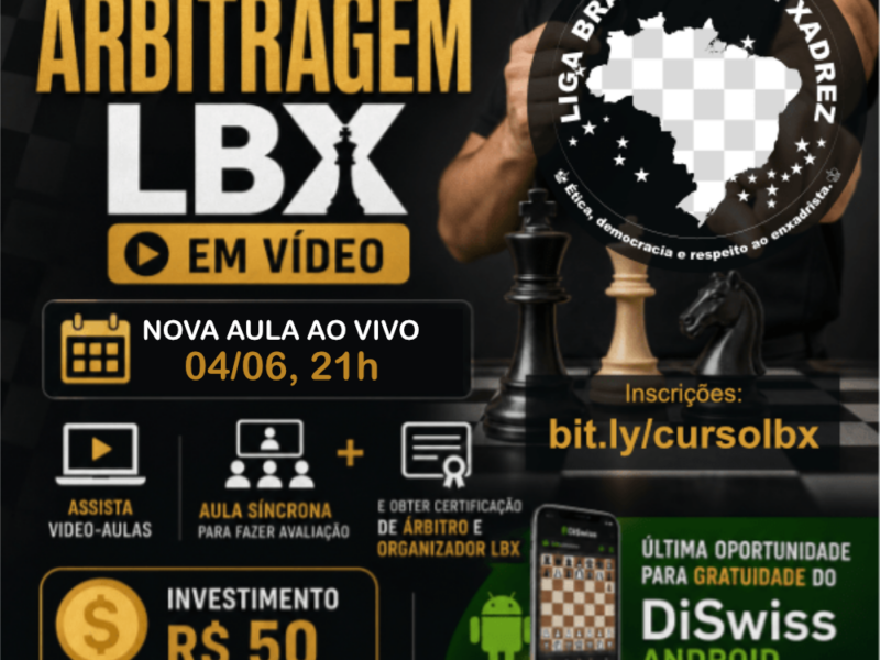 CURSO DE ORGANIZAÇÃO E ARBITRAGEM LBX