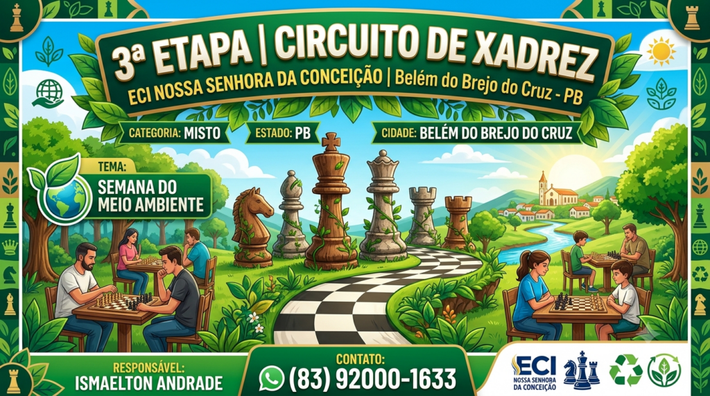 3a Etapa do Circuito de Xadrez da ECI NOSSA SENHORA DA CONCEIÇÃO