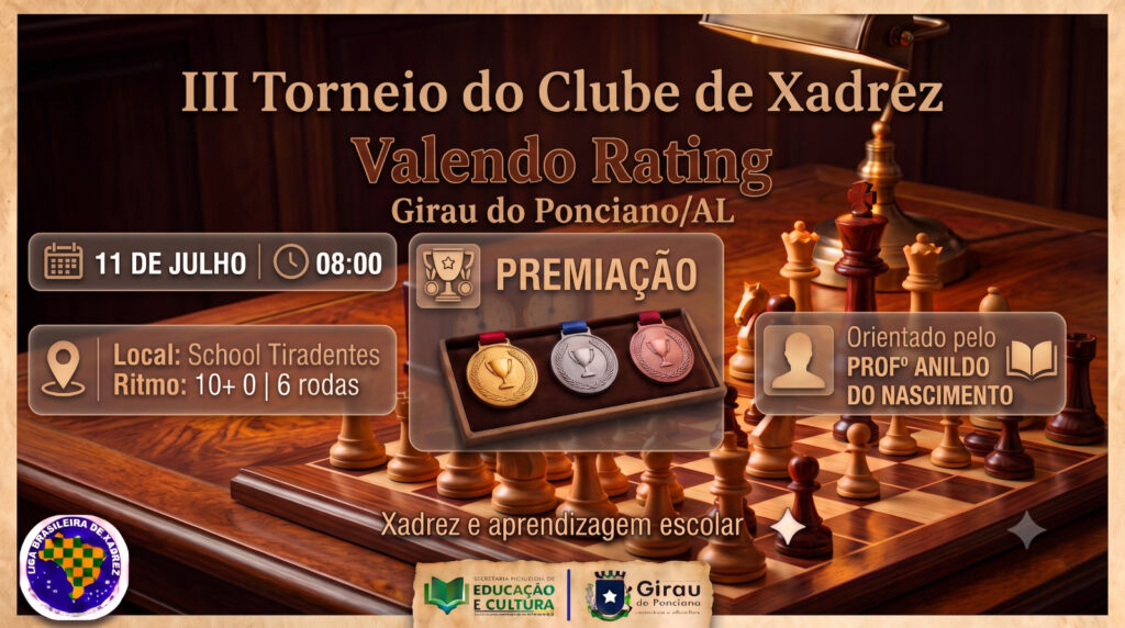 III Torneio do Clube de Xadrez de Girau do Ponciano