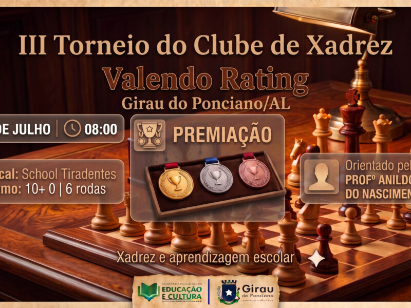 III Torneio do Clube de Xadrez de Girau do Ponciano