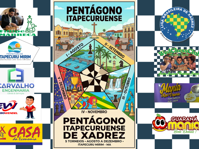 PENTÁGONO ITAPECURUENSE DE XADREZ – ETAPA SETEMBRO