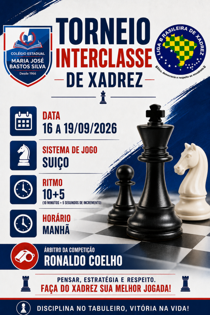 Interclasse de Xadrez Colégio Maria José Bastos