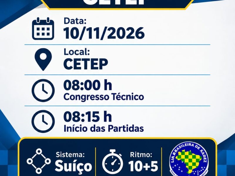 Torneio Interno de Xadrez CETEP